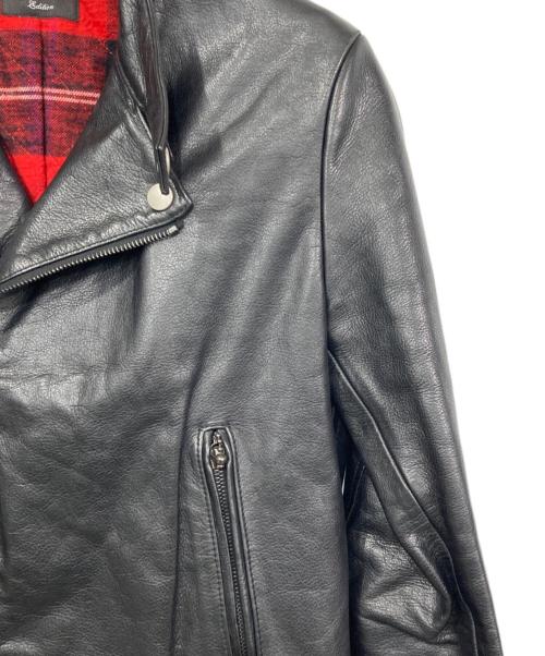 edition（エディション）Edition (エディション) レザーライダースジャケット ブラック サイズ:38の古着・服飾アイテム