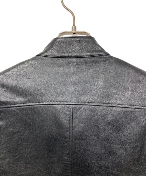 edition（エディション）Edition (エディション) レザーライダースジャケット ブラック サイズ:38の古着・服飾アイテム