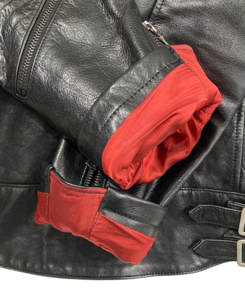 edition（エディション）Edition (エディション) レザーライダースジャケット ブラック サイズ:38の古着・服飾アイテム