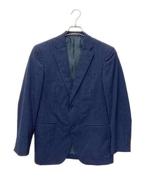 green label relaxing（グリーンレーベルリラクシング）green label relaxing (グリーンレーベルリラクシング) ストライプセットアップスーツ ネイビー サイズ:44/76の古着・服飾アイテム