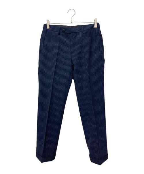 green label relaxing（グリーンレーベルリラクシング）green label relaxing (グリーンレーベルリラクシング) ストライプセットアップスーツ ネイビー サイズ:44/76の古着・服飾アイテム