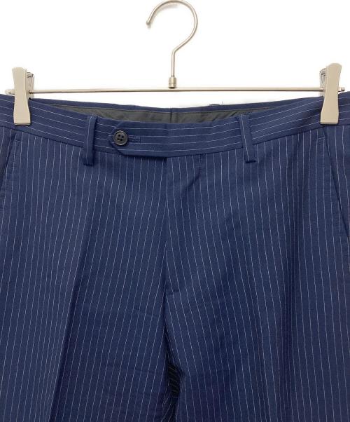 green label relaxing（グリーンレーベルリラクシング）green label relaxing (グリーンレーベルリラクシング) ストライプセットアップスーツ ネイビー サイズ:44/76の古着・服飾アイテム