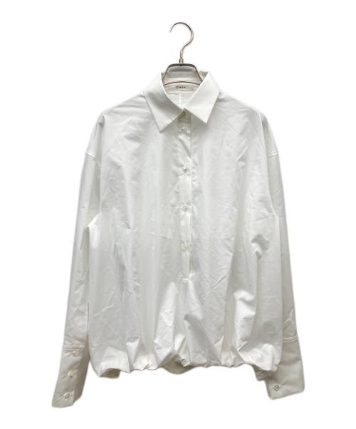 CINOH（チノ）CINOH (チノ) ブラウンジングシャツ ホワイト サイズ:38の古着・服飾アイテム