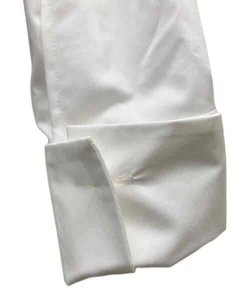 CINOH（チノ）CINOH (チノ) ブラウンジングシャツ ホワイト サイズ:38の古着・服飾アイテム