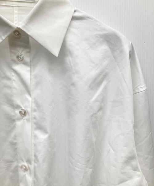 CINOH（チノ）CINOH (チノ) ブラウンジングシャツ ホワイト サイズ:38の古着・服飾アイテム