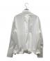 CINOH (チノ) ブラウンジングシャツ ホワイト サイズ:38：9000円
