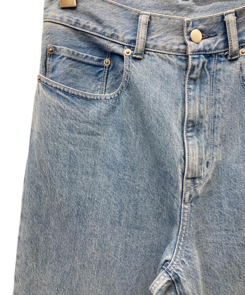 UNITED ARROWS（ユナイテッドアローズ）UNITED ARROWS (ユナイテッドアローズ) ルーズシルエット ストレート デニムパンツ インディゴ サイズ:38の古着・服飾アイテム