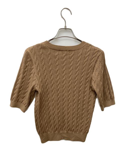 Apuweiser-riche（アプワイザーリッシェ）Apuweiser-riche (アプワイザーリッシェ) 配色ケーブルカーデアンサンブル ブラウン サイズ:2の古着・服飾アイテム