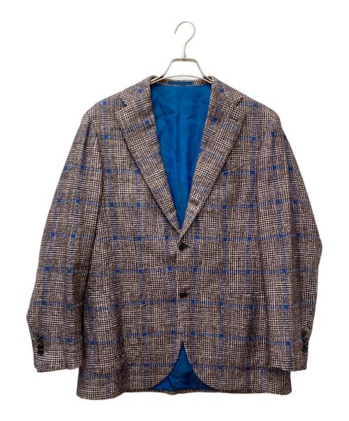 Brilla per il gusto（ブリッラ ペル イルグースト）Brilla per il gusto (ブリッラ ペル イルグースト) 段返り3Bジャケット 24-16-0758-015 ブラウン サイズ:50の古着・服飾アイテム