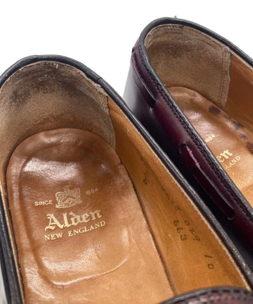 Alden（オールデン）Alden (オールデン) タッセルローファー ワインレッド サイズ:8.5の古着・服飾アイテム