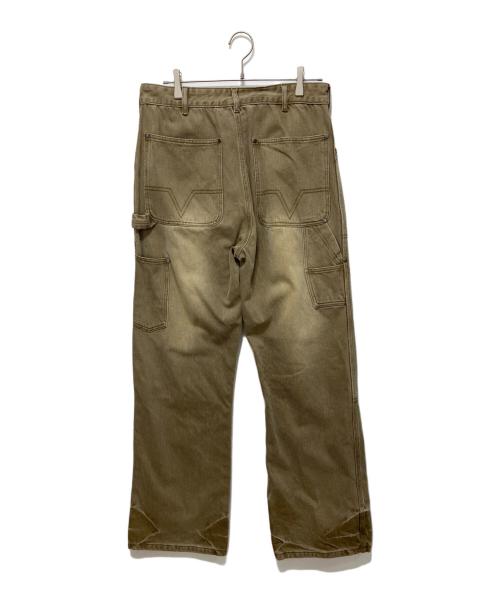 NO MAINTENANCE（ノーメンテナンス）NO MAINTENANCE (ノーメンテナンス) Faded Bull Denim Double Knees ベージュ サイズ:32の古着・服飾アイテム
