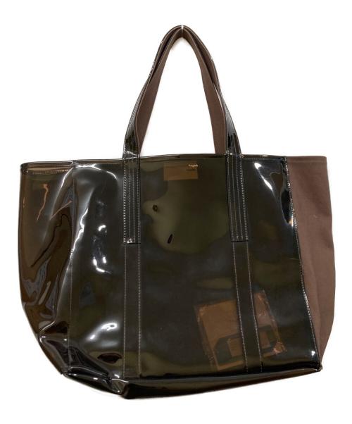 texnh（テクネ）texnh (テクネ) GLASSBOAT TOTE L ブラウンの古着・服飾アイテム