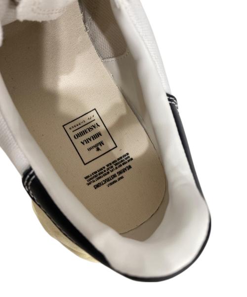 Maison MIHARA YASUHIRO（メゾン ミハラ ヤスヒロ）Maison MIHARA YASUHIRO (メゾン ミハラ ヤスヒロ) BLAKEY VL OG Sole Canvas Low-top Sneaker/ブレイキー ホワイト×ブラック サイズ:44の古着・服飾アイテム