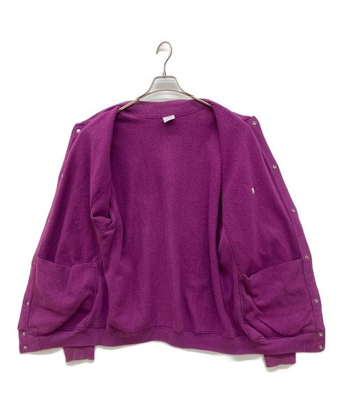 Champion（チャンピオン）Champion (チャンピオン) 90'S リバースウィーブ フルスナップカーディガン パープル サイズ:XLの古着・服飾アイテム