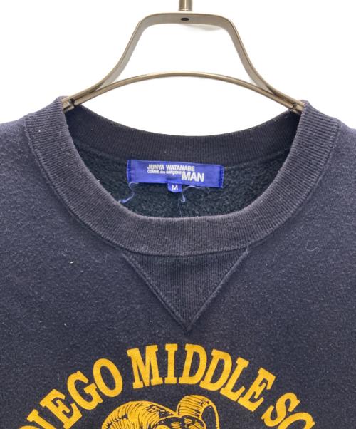 COMME des GARCONS JUNYA WATANABE MAN（コム デ ギャルソン ジュンヤ ワタナベ マン）COMME des GARCONS JUNYA WATANABE MAN (コム デ ギャルソン ジュンヤ ワタナベ マン) San Diego Middle School Bighorns Crew Neck ブラック サイズ:Mの古着・服飾アイテム