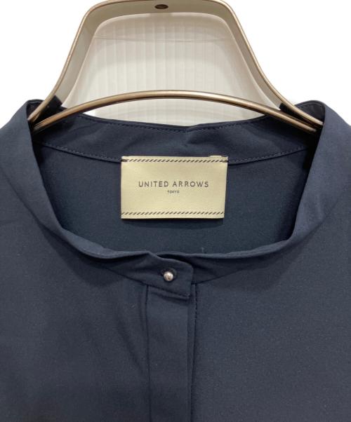 UNITED ARROWS（ユナイテッドアローズ）UNITED ARROWS (ユナイテッドアローズ) イージー フレアスリーブ ブラウス ネイビー サイズ:freeの古着・服飾アイテム