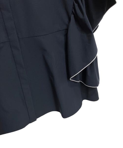 UNITED ARROWS（ユナイテッドアローズ）UNITED ARROWS (ユナイテッドアローズ) イージー フレアスリーブ ブラウス ネイビー サイズ:freeの古着・服飾アイテム