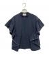 UNITED ARROWS（ユナイテッドアローズ）の古着「イージー フレアスリーブ ブラウス」｜ネイビー