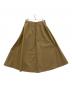 MACPHEE (マカフィー) ダブルサテン タックギャザーフレアスカート ベージュ サイズ:34 未使用品：10000円