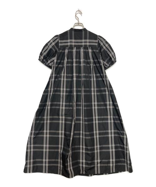 UNITED ARROWS（ユナイテッドアローズ）UNITED ARROWS (ユナイテッドアローズ) タフタ ピンタック ワンピース ブラック サイズ:表記なしの古着・服飾アイテム