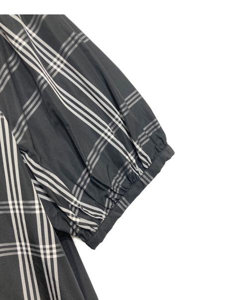 UNITED ARROWS（ユナイテッドアローズ）UNITED ARROWS (ユナイテッドアローズ) タフタ ピンタック ワンピース ブラック サイズ:表記なしの古着・服飾アイテム