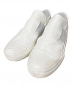 ZUCCAズッカ）の古着「ベルテッドスニーカー」｜ホワイト