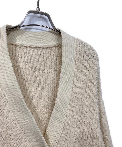 MAISON SPECIAL（メゾンスペシャル）MAISON SPECIAL (メゾンスペシャル) カールヤーンニットカーディガン アイボリー サイズ:FREEの古着・服飾アイテム