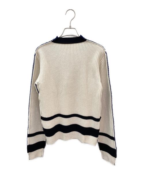 MARNI（マルニ）MARNI (マルニ) ハーフ＆ハーフニット ブルー サイズ:38の古着・服飾アイテム