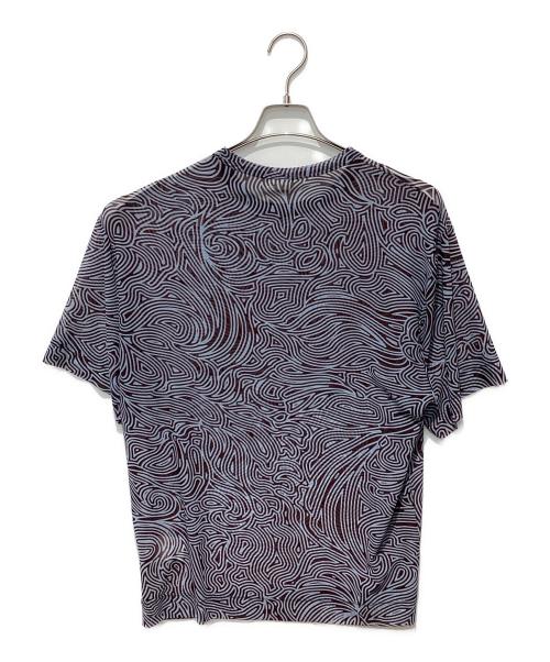 DRIES VAN NOTEN（ドリスヴァンノッテン）DRIES VAN NOTEN (ドリスヴァンノッテン) プリントメッシュＴシャツ ブラウン サイズ:Sの古着・服飾アイテム