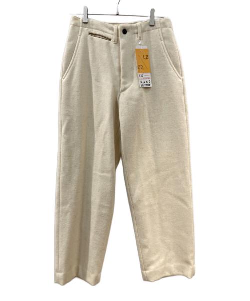 nano・universe（ナノ・ユニバース）nano・universe (ナノ・ユニバース) ケンピツイードチノ型パンツ アイボリー サイズ:2 未使用品の古着・服飾アイテム