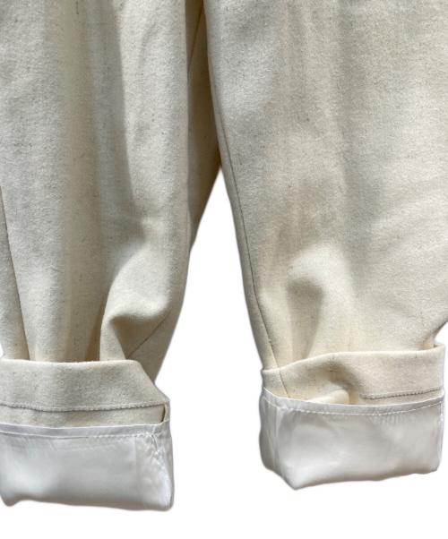 nano・universe（ナノ・ユニバース）nano・universe (ナノ・ユニバース) ケンピツイードチノ型パンツ アイボリー サイズ:2 未使用品の古着・服飾アイテム