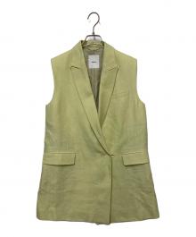 ebure（エブール）の古着「ノースリーブジャケット」｜オリーブ