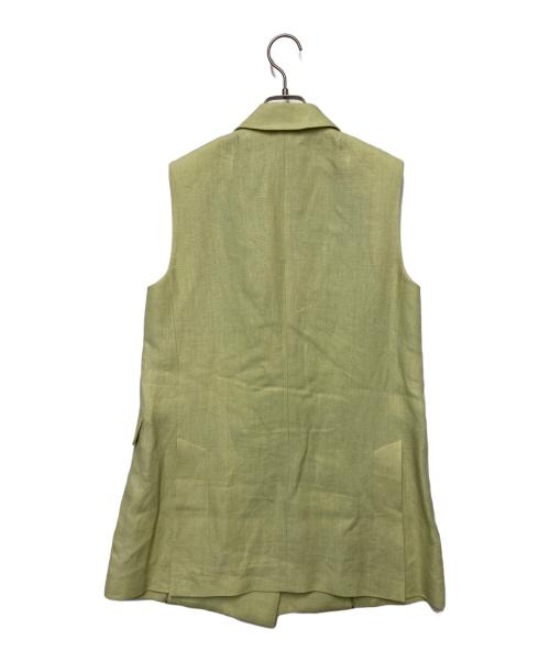 ebure（エブール）EBURE (エブール) ノースリーブジャケット オリーブ サイズ:38の古着・服飾アイテム