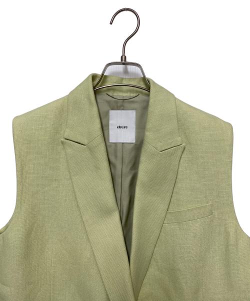 ebure（エブール）EBURE (エブール) ノースリーブジャケット オリーブ サイズ:38の古着・服飾アイテム