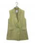 EBURE（エブール）の古着「ノースリーブジャケット」｜オリーブ
