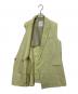 中古・古着 EBURE (エブール) ノースリーブジャケット オリーブ サイズ:38：12000円