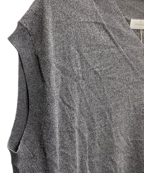 RIVE DROITE（リヴドロワ）RIVE DROITE (リヴドロワ) レーヨン混バックテールニット グレー サイズ:SIZEFREE 未使用品の古着・服飾アイテム