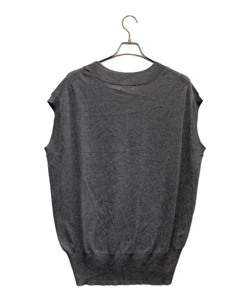 RIVE DROITE（リヴドロワ）RIVE DROITE (リヴドロワ) レーヨン混バックテールニット グレー サイズ:SIZEFREE 未使用品の古着・服飾アイテム