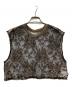 MARGE（マージ）の古着「LACE SHORT GILLET」｜オリーブ