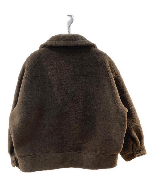 STUNNING LURE（スタニングルアー）STUNNING LURE (スタニングルアー) エコムートンショートジャケット ブラウン サイズ:1の古着・服飾アイテム