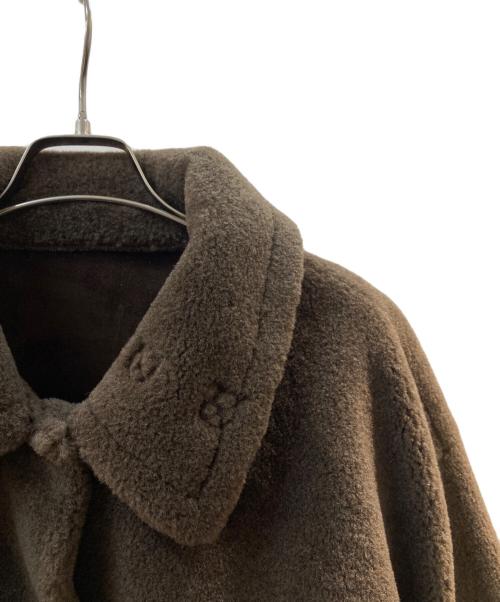 STUNNING LURE（スタニングルアー）STUNNING LURE (スタニングルアー) エコムートンショートジャケット ブラウン サイズ:1の古着・服飾アイテム