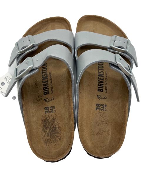 BIRKENSTOCK（ビルケンシュトック）BIRKENSTOCK (ビルケンシュトック) Arizona BS シルバー サイズ:38の古着・服飾アイテム