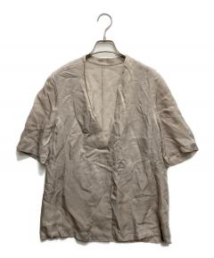 中古・古着通販】BRILL (ブリル) リネンコットンVネックプルオーバー