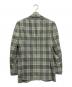 BEAMS F (ビームスエフ) チェック3Bジャケット/チェックテーラードジャケット グリーン サイズ:88：7000円