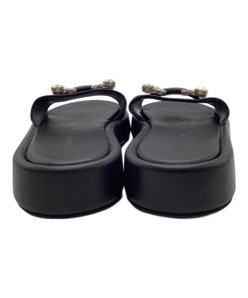 sergio rossi（セルジオロッシ）sergio rossi (セルジオロッシ) SR JELLY サンダル ブラック サイズ:36の古着・服飾アイテム