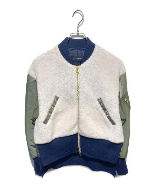 STUMBLY（スタンブリ―）STUMBLY (スタンブリ―) Quilted MA-1 Combination/ボアMA-1ブルゾン カーキ サイズ:38の古着・服飾アイテム