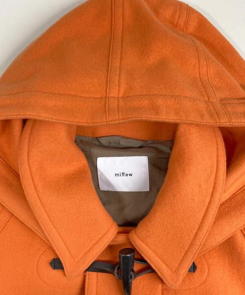 miffew（ミフュー）miffew (ミフュー) DUFFLEDOWNCOAT FEW23WJK5105 オレンジ サイズ:2の古着・服飾アイテム