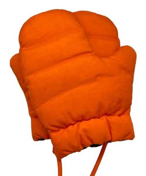 miffew（ミフュー）miffew (ミフュー) ダウンミトン オレンジの古着・服飾アイテム