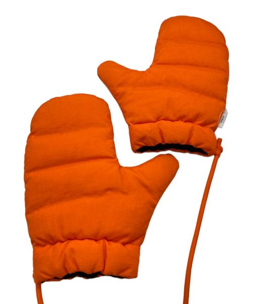 miffew（ミフュー）miffew (ミフュー) ダウンミトン オレンジの古着・服飾アイテム