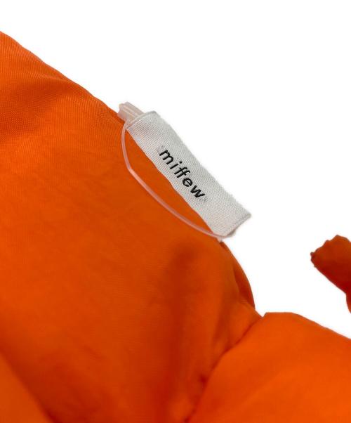 miffew（ミフュー）miffew (ミフュー) ダウンミトン オレンジの古着・服飾アイテム